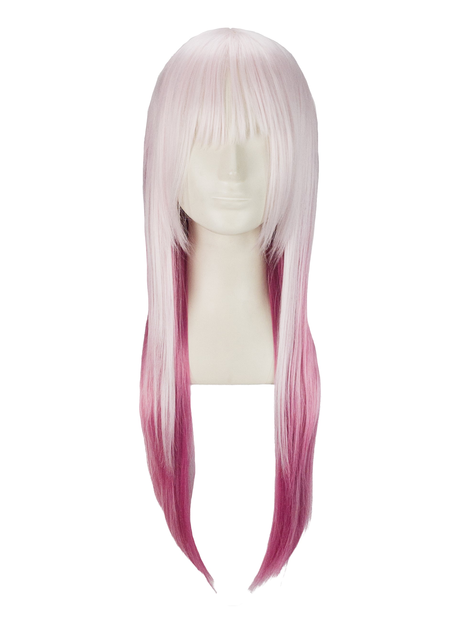 Peluca Rosa Claro/Rosa Oscuro base para Cosplay - Tamaguchi Store Colombia