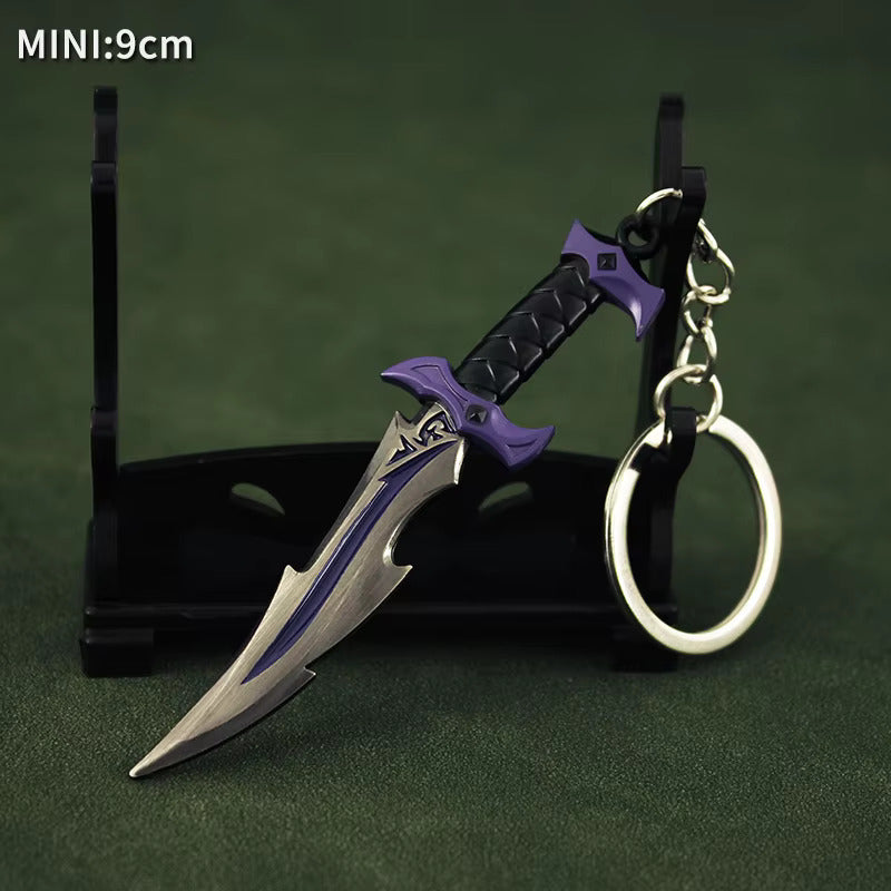 Llavero Gamer inspirado en Reaver Cuchillo de Valorant - Tamaguchi Store Colombia