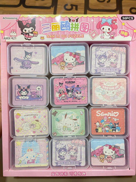 Mini Puzzles Sanrio Para Niños