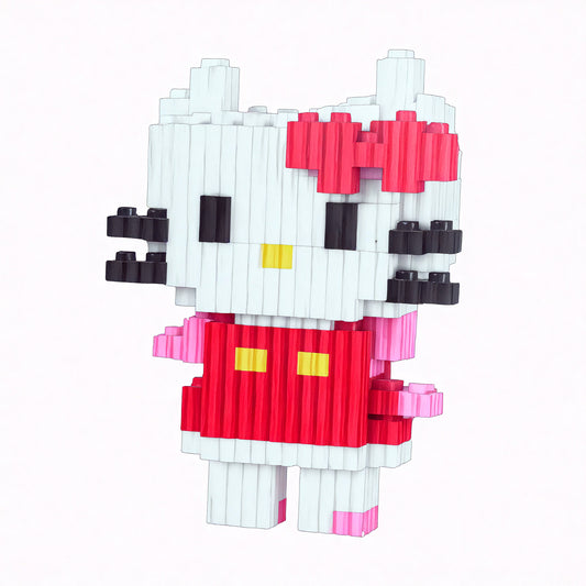 Hello Kitty Roja Bloques Armables - 434 Piezas | Juguete Educativo